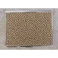 Greek Key Gold I.D. Case